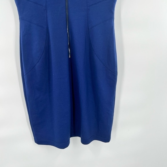 BCBGMazAzria blue sheath dress size M - Picture 5 of 10